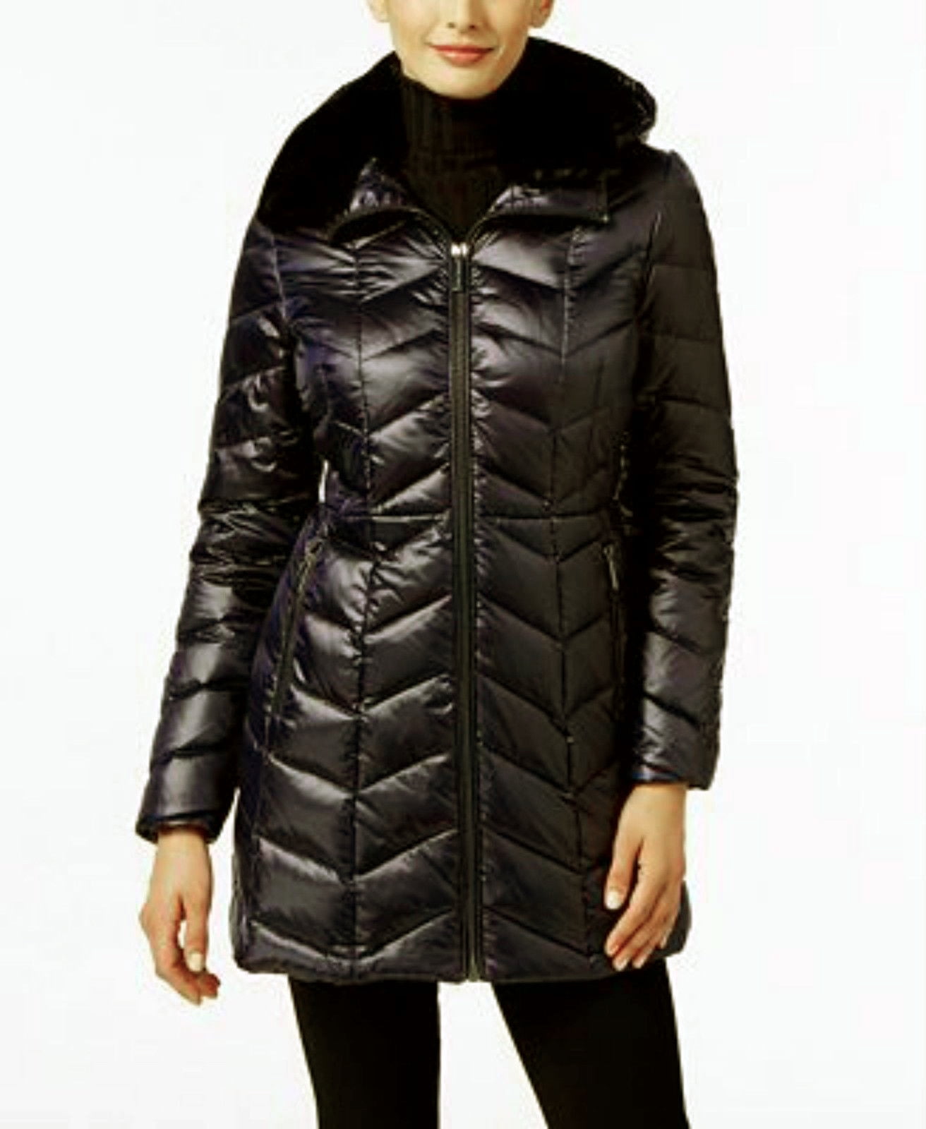quilted puffer jacket michael kors