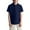 61#Navy, variant on Boys Short Sleeve Polo Shirt Kids Collared School Uniform Shirts 6-11 Years Blue Size 7-8