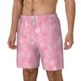 thumbnail image 2 of Balery Breast Cancer Awareness Mens Swim Trunks Swim Shorts for Men Quick Dry Inseam Beach Shorts with Compression Liner Pocket-3X-Large, 2 of 9