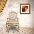 thumbnail image 3 of Vess, June Erica 15x15 Gold Ornate Wood Framed with Double Matting Museum Art Print Titled - Overlap I, 3 of 4
