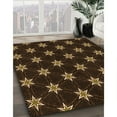 thumbnail image 2 of Ahgly Company Indoor Square Patterned Saddle Brown Area Rugs, 5' Square, 2 of 6