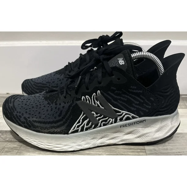 New Balance Fresh Foam X 1080v10 Running Shoes Black Sneakers Mens Size 9D