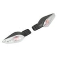 thumbnail image 4 of 12V Turn Lamp, Low Power Consumption Turn Signal Yellow Light Durable  For Motorbike Black Lens,Transparent Lens, 4 of 8