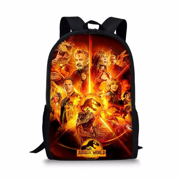 Mochila Para Ninos Jurassic World Con Estampado De Dinosaurios Nueva Bolsa De Lapices Y Ninas Walmart en linea