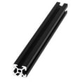 thumbnail image 2 of 4pcs 1150mm T Slot 2020 Aluminum Extrusion European Standard Anodized Linear Rail for 3D Printer Parts and CNC DIY (Black), 2 of 6