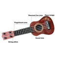 thumbnail image 3 of Kids Ukulele, Toy Guitar, 9.92 Inch Mini Ukulele Musical Instrument for Toddlers, 4 Strings Educational Toy Guitar for Boys and Girls, Portable Lightweight Plastic Ukulele Toy, 3 of 5
