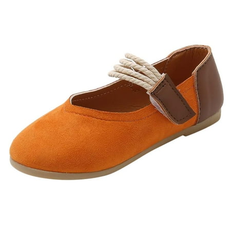 

Children Kid Baby Girls Flock Sewing Rope Students Princess Casual Lovely Shoes Child Footwear
