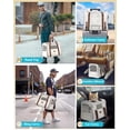 thumbnail image 6 of Three Tree Cat Carrier - Cat Carrier Soft for Medium or Large Cats up to 20lbs, with Dual-Sided Cushion, Secure Buckle and Foldable Bowl, Dog Carriers for Small Dogs, 6 of 10