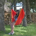 thumbnail image 4 of Vivere Parachute Hammock Chair- Punch Red and Peach Orange, 4 of 6