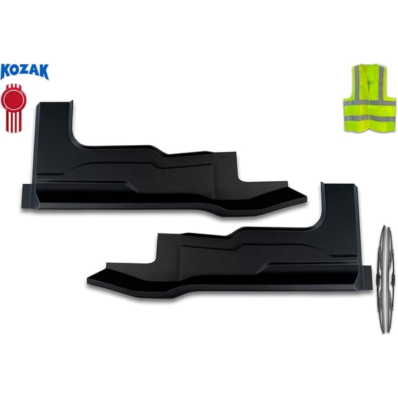 KOZAK Front Covers Fairing Vent Set (Right Passenger & Left Driver Side) Compatible with T680 Next Gen 2022