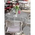 thumbnail image 5 of Outdoor Tablecloths with Umbrella Hole & Zipper, Vintage Gray Round Tablecloth 54 Inch, Country Farmhouse Abstract Minimalist Art Waterproof Table Cloth, Patio/Pool/Picnic Table Covers, 5 of 8