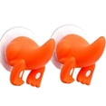 thumbnail image 3 of Toystoory Ventosa con forma de cola de Animal de dibujos animados, gancho de pared para baño y cocina, ventosa de vacío fuerte Almacenamiento y organización del hogar rojo Toystoory JJ16145-01, 3 of 6