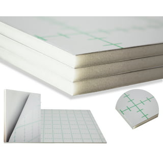 50 Pcs White Foam Board 11 x 14 Foam Core Baking Board 1/8 Thickness Mat  Boards White Poster Board Sheets Polystyrene Poster Board Signboard for