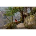 thumbnail image 2 of Peder Mørk Mønsted 24x17 Gold Ornate Framed and Double Matted Museum Art Print Titled - Summer in Varenna, Italy (1921), 2 of 4