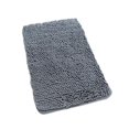 thumbnail image 3 of Cuarto de baño Ducha Alfombrilla de baño Alfombras Alfombrilla De Baño De Chenilla Peluda/alfombra De área Decoración De Alfombra Gris 40x60cm, 3 of 9