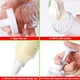 thumbnail image 5 of Pistola para decorar pasteles, kit de tuberías para glaseado de magdalenas, kit de decoración de pasteles con 8 puntas de tubería, inyector para magdalenas/juego de glaseado decorativo,White, 5 of 5