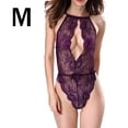 thumbnail image 1 of Camisón de encaje para mujer Encantador Body Lencería Ropa interior Ropa de dormir, Morado, M Inevent XX000075-09, 1 of 7