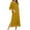 Yellow, variant on Sleepshirts for Women Plus Size New Nightgowns for Women Zip Front Sleepwear 3/4 Sleeve Nightshirt Loose Crewneck Soft Summer Sleep Dress with Pockets New Purple XXL