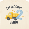 thumbnail image 4 of Inktastic I'm Digging Being 2 Birthday Truck Boys or Girls Toddler T-Shirt, 4 of 5