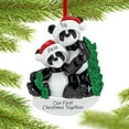thumbnail image 2 of Panda Bear Faimily of 5 Personalized Christmas Ornament, 2 of 4