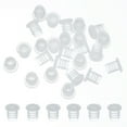 thumbnail image 1 of Salt and Pepper Shaker Stoppers Plastic Salt Shaker Plug Replacement Round End Cap 0.28", 1 of 6