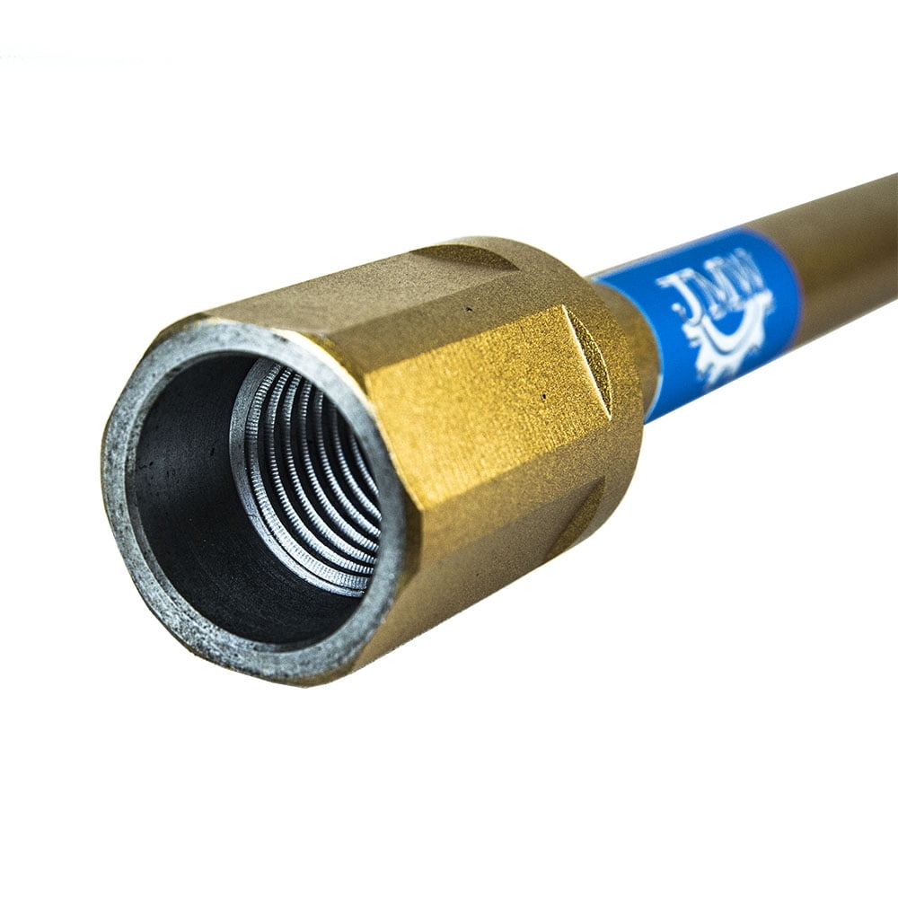 Jeremywell 1" (25mm) Diamond Wet Drill Core Bit for Concrete, Granite, Brick Block, #30/40 Diamond Grits, 1-1/4"-7 Threaded, Height 17"