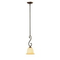 thumbnail image 3 of 1041-RBZ-Millennium Lighting-Courtney Lakes Mini Pendant  1 Light  Rubbed Bronze Finish with, 3 of 3