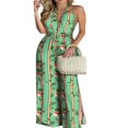 thumbnail image 1 of Combinaison à Imprimé Floral pour Femmes Casual Confortable Été Sans Manches, 1 of 5