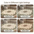 thumbnail image 7 of ODIKA 8'x10' Washable Area Rug Non-Slip Chair-Friendly Mat Vintage Boho Scroll Frame Distressed Border Scrolls Ornamental for Dining Room, Large Office, Lounge, 7 of 7