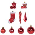 thumbnail image 2 of 21 piezas de plástico para decoración de árbol de Navidad, adornos navideños para vacaciones, decoración de árbol de Navidad, 2 of 6