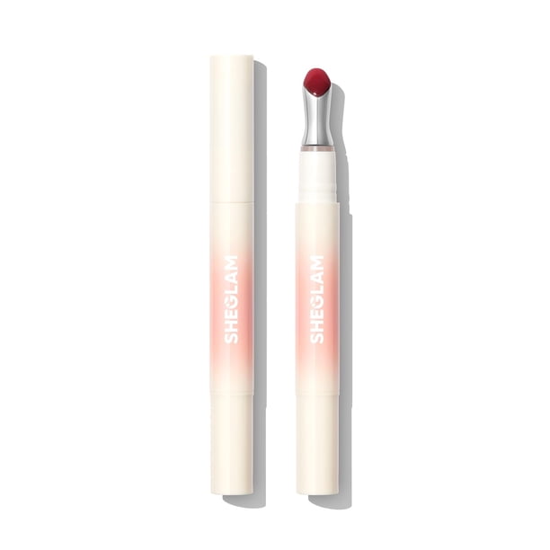 Brillo de labios SHEGLAM, hidratante y rellenador con péptidos Cherry Gleam