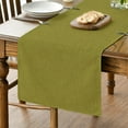 thumbnail image 1 of Mode Light Brown Table Runner, Seasonal Fall Washable Kitchen Dining Table Decoration for Home Party Decor 13x72 Inch, 1 of 15