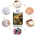 thumbnail image 4 of WOBOGO Fashion Sloth Pattern Transparent Plastic Jar 2pcs Cotton Swabs Balls Pads Floss Stick Dispenser Bathroom Vanity Storage Organizer, 4 of 7