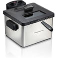 thumbnail image 1 of Hamilton Beach® Professional-Style 5 Litre Deep Fryer with Timer, Stainless Steel, 35043C, 1 of 5