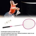 thumbnail image 4 of 766 Sports Badminton Racket Iron Alloy Set Lightweight Badminton Racket with Carry Bag and 3 Badminton Balls for Beginners Kids Training,,Yellow, 4 of 8