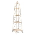 thumbnail image 1 of Tripar 59361 4 Tier Metal Stackable Obelisk Stand, Cream & White, 1 of 1