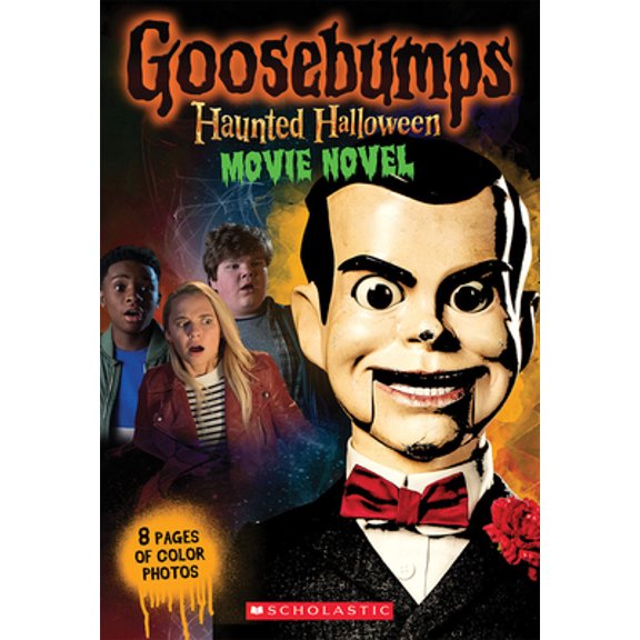 Pre-Owned Haunted Halloween Goosebumps Series by Scholastic Paperback Children’s Horror Fiction Features Movie Novelization 160 Pages Specs English