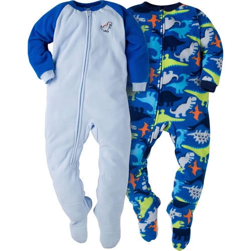 Baby Toddler Boy Footed PJs and Blanket Sleeper Collection