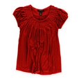 thumbnail image 2 of Blusa tipo túnica plisada Style&co para Mujer Roja PS, 2 of 2
