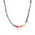 thumbnail image 4 of Handmade Rainbow Choker Sweet Colorful Beaded Necklace Clavicle Chain Necklace--HAPPY-Product code 55663 KISS, 4 of 4