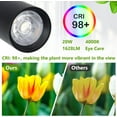 thumbnail image 6 of Lighting Fixtures Grow Lights Stand for Indoor Plants Full Spectrum Tall Plant Light for Indoor Growing with 20W COB Plant Light Bulb,4/8/12H Timer, Led Growth Floor Lamp for Large Plant Seedling(6 L, 6 of 8