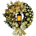 thumbnail image 3 of Guirnalda Artificial Invierno Plástico 30 Cm Navidad 2 Piezas Cgtredaw oro 30 Cm, 3 of 4