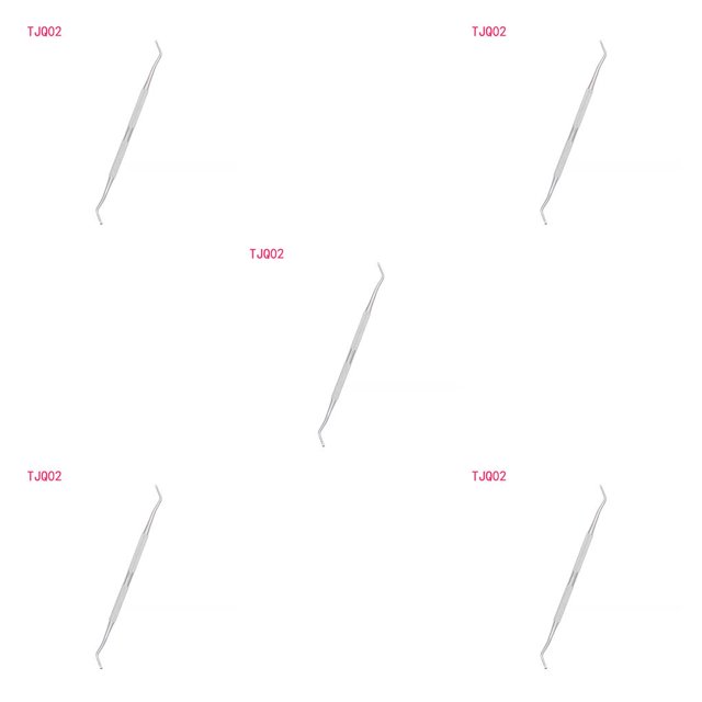 Qarigey Cuchara empujadora de cutículas de uñas de doble cabeza, recortadora de eliminación de esmalte de Gel de acero inoxidable, barra de pulido Type8 NO8