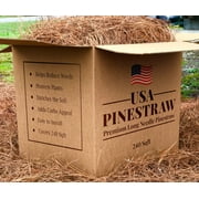 Premium Long Needle Pine Straw | Pine Needle Mulch | Covers 240 Sqft