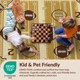 thumbnail image 4 of Design&I 3'x5' Ultra Soft Throw Mat, Varsity Athletic Field Featuring Classic Football Motif Design None Fluffy Washable Easy Care Indoor rug for Bedside Hallway, 4 of 7