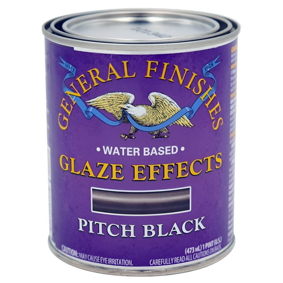 Gf Milk Glaze, Pitch Black, Pint