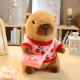 thumbnail image 2 of Peluche Capibara Con 9 Piezas De Ropa Y Accesorios Xtellar cafe, 2 of 4