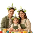 thumbnail image 5 of Green Cartoon Big Eyes Plush Headband Cute Monster Hair Hoop For Halloween Party Stage Accessory(4PCS), 5 of 8