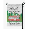 thumbnail image 1 of Printtoo White Always At Home Wherever We Roam Caravans Camping Flags Personalized Outdoor GardenFlagsCamp Decor Accessory Double SidedFlags12.5x18 Inches, 1 of 4