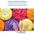 thumbnail image 2 of Brightly Colored Cupcakes Gaming Mouse Pad Large Desk Keyboard Pad (31.5" x 11.8") with NonSlip Rubber Base and Stitched Edges, Fun and Functional for Home and Office, 2 of 6